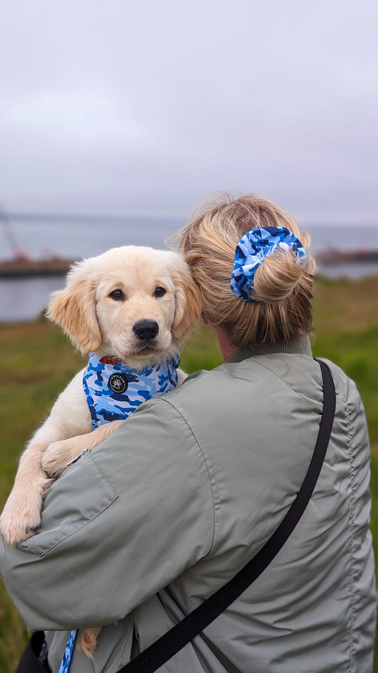 BLUE FORCE - HAIR SCRUNCHIE